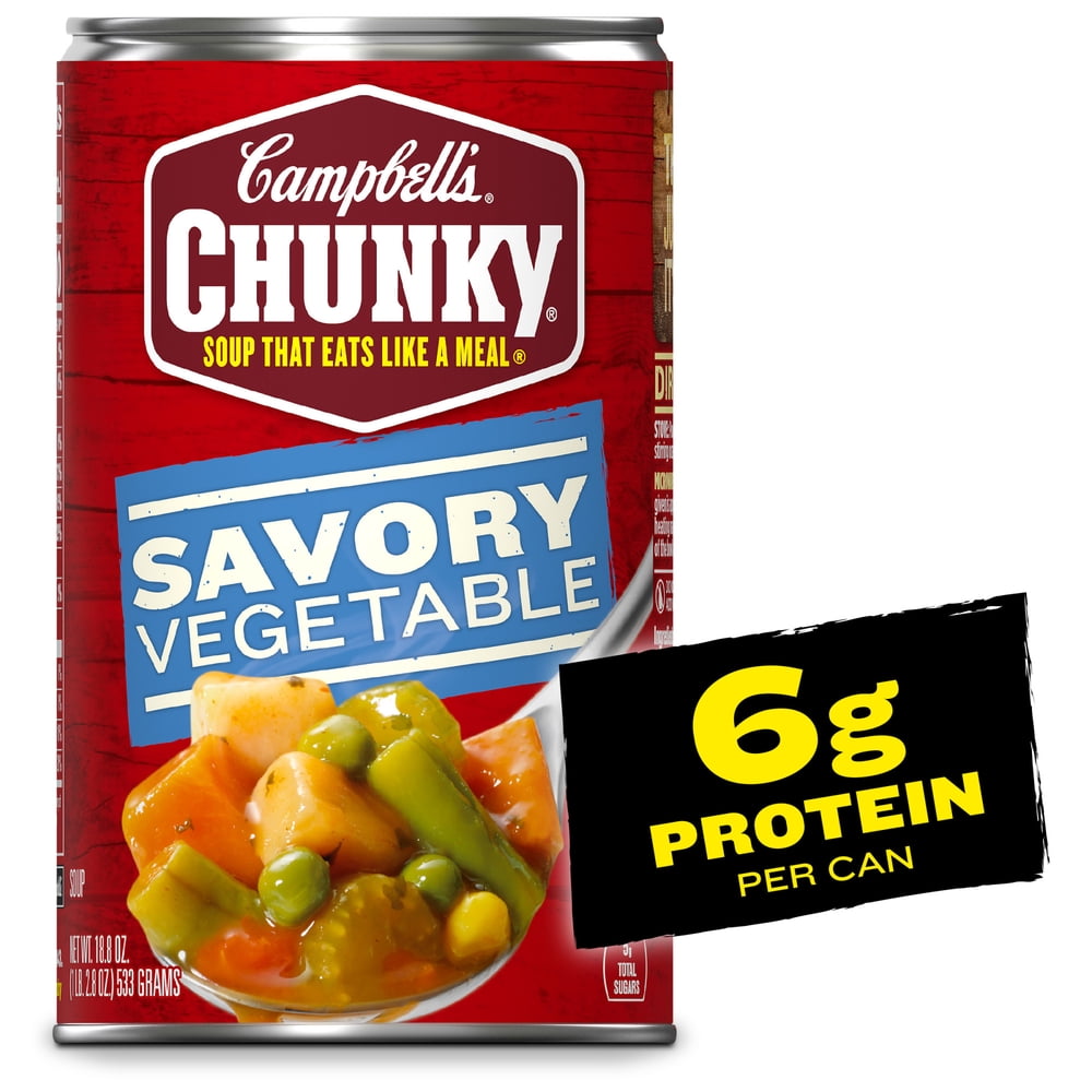 Campbell's Chunky Savory Vegetable Soup, 6 Pack - product image 2