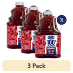 (3 Pack) Ocean Spray 100% Juice Cranberry Juice Blend, 101.4 fl oz Each