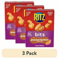 (3 Pack) RITZ Bits Peanut Butter Sandwich Crackers, 8.8 oz Each