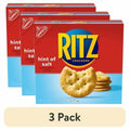(3 Pack) RITZ Hint of Salt Crackers, 13.7 oz Each