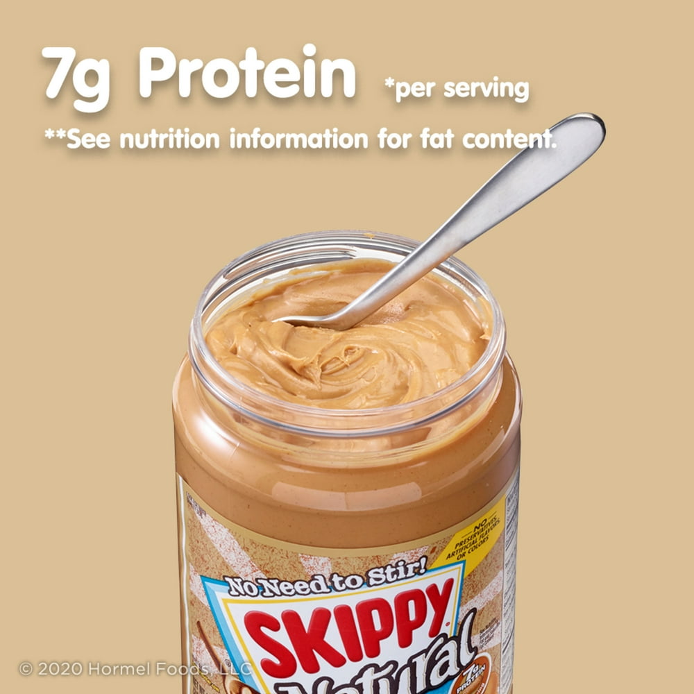 SKIPPY Natural Creamy Peanut Butter Spread, 40 oz Twin Pack - image 2