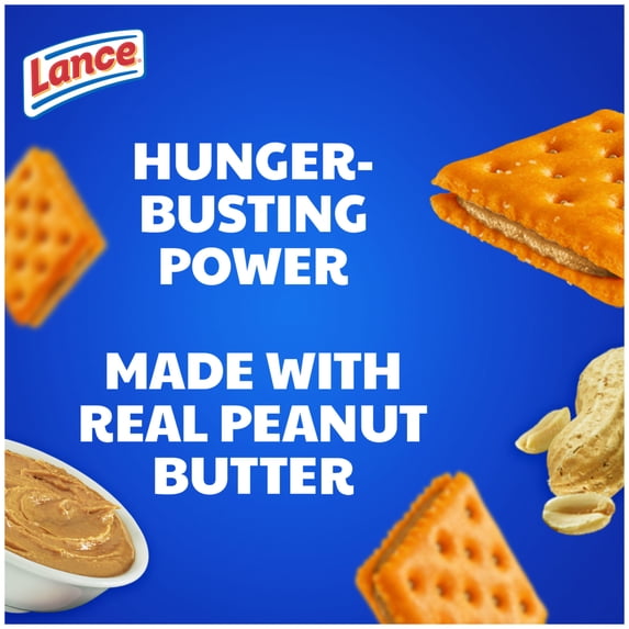 Lance ToastChee Peanut Butter Sandwich Crackers, 20 Pack