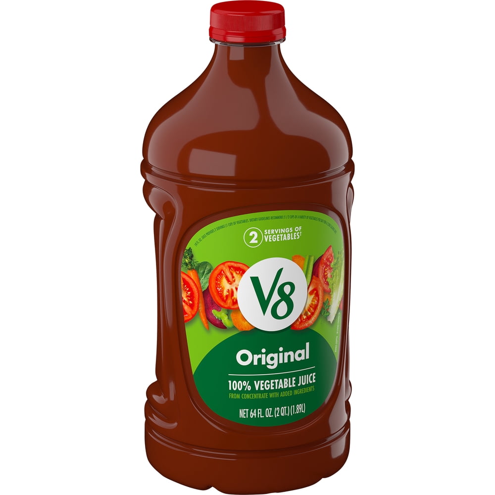 V8 Original 100% Vegetable Juice, 64 fl oz, 2 Pack - product image 3