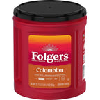 Folgers Colombian Ground Coffee, Medium Roast, 33.7 oz Canister - image 3
