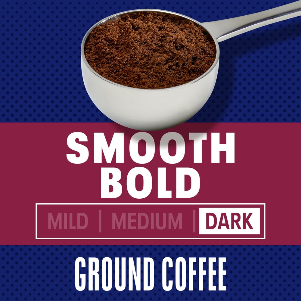 Maxwell House Smooth Bold Dark Roast Ground Coffee, 26.7 oz Canister - product image 2