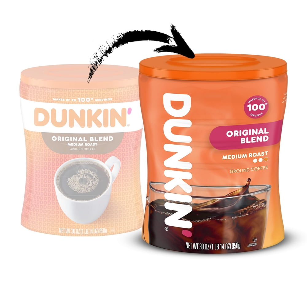 Dunkin' Original Blend Medium Roast Ground Coffee, 30 oz Canister - product image 3