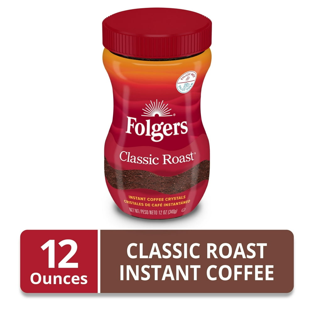 Folgers Classic Roast Instant Coffee, 12 oz Jar - image 2