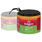 Folgers Half Caff Medium Roast Coffee, 22.6 oz Canister - image 3