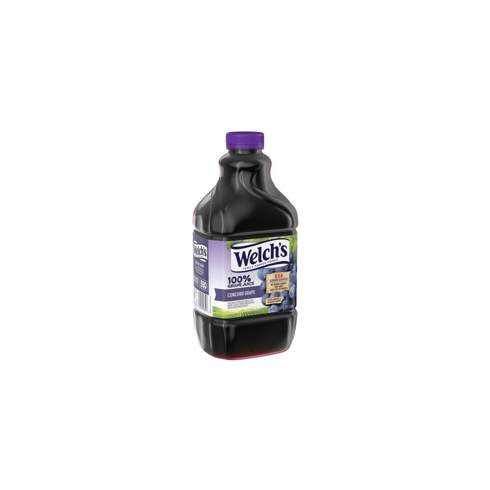 (8 Pack) Welch's 100% Grape Juice, Concord Grape, 64 fl oz Each - image 3