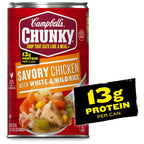 Campbell's Chunky Savory Chicken with White & Wild Rice Soup, 18.8 oz - product image 1