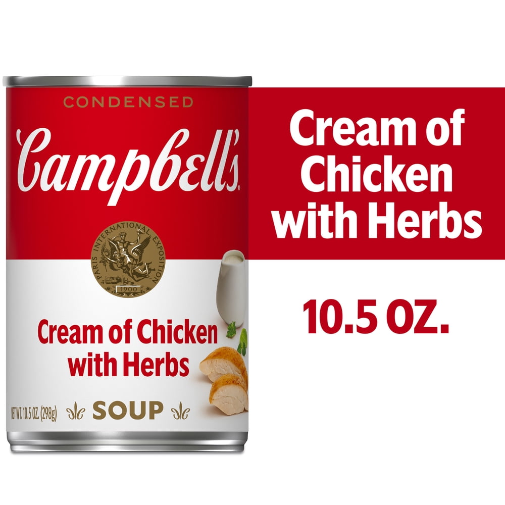 Campbell's Cream of Chicken with Herbs Soup, 10.5 oz - product image 1