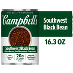 Campbell's Protein Southwest Black Bean Soup, 16.3 oz - product image 1