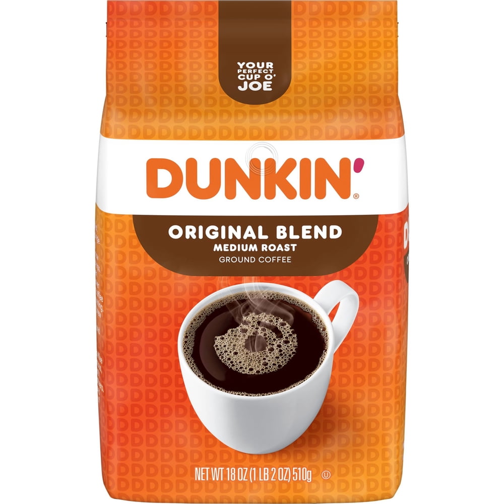 Dunkin' Original Blend Medium Roast Ground Coffee, 18 oz - product image 1