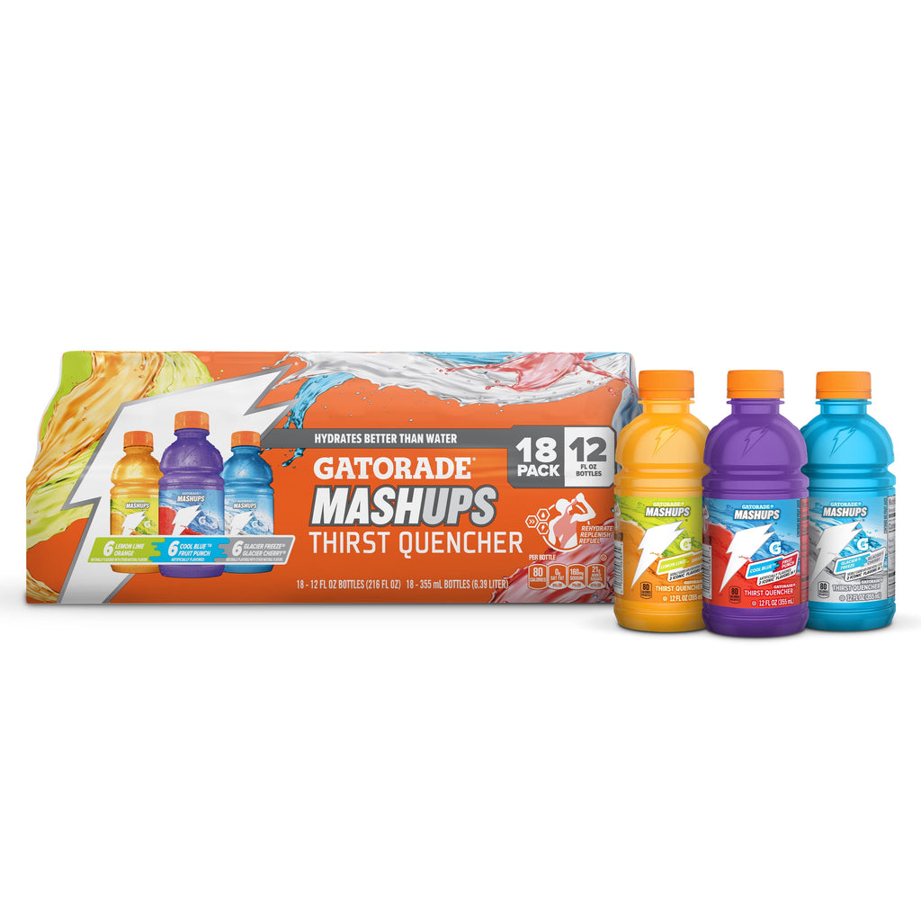 Gatorade Mashups 18-pack of 12 fl oz bottles with three flavor combinations