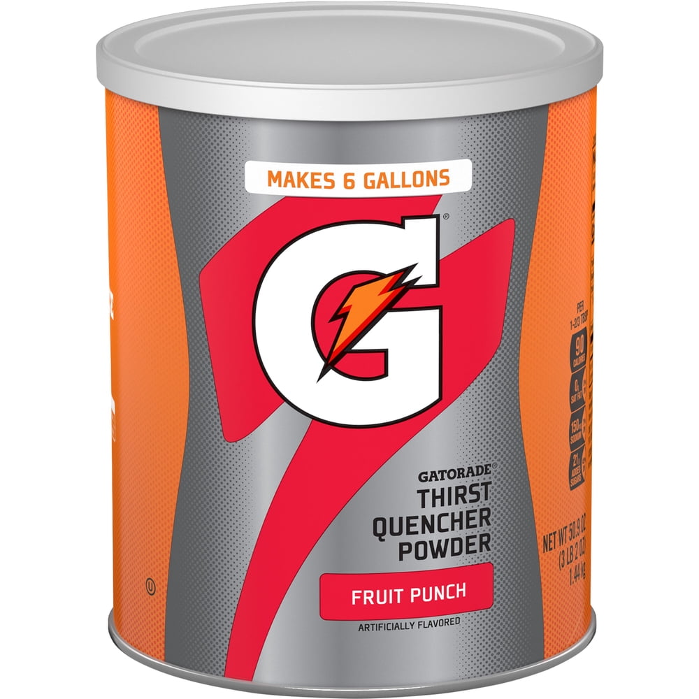 Gatorade Thirst Quencher Fruit Punch Powdered Drink Mix, 50.9 oz Canister - front product image