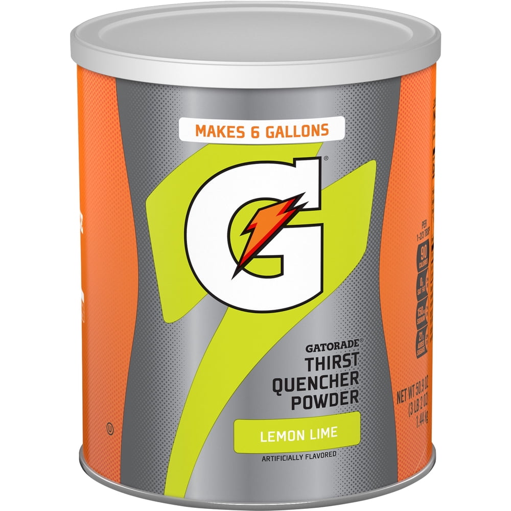 Gatorade Thirst Quencher Lemon Lime Powdered Drink Mix, 50.9 oz Canister - front product image