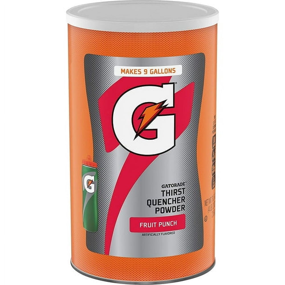 Gatorade Thirst Quencher Fruit Punch Sports Drink Mix Powder, 76.5 oz Canister - front product image