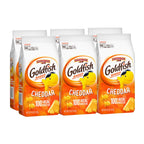 Goldfish Cheddar Crackers, 6.6 oz Bags, 6 Count Box