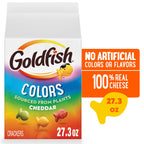 Goldfish Colors Cheddar Cheese Crackers, 27.3 oz Carton