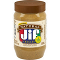 Jif Natural Crunchy Peanut Butter Spread, 40 oz - product image 1