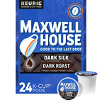 Maxwell House Dark Silk Dark Roast K-Cup Coffee Pods, 24 Count