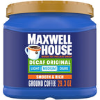 Maxwell House Decaffeinated Original Medium Roast Ground Coffee, 29.3 oz Canister - product image 1