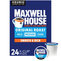 Maxwell House Original Roast Medium Roast K-Cup Coffee Pods, 24 Count