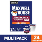 Maxwell House Smooth Bold Roast Coffee K-Cup Pods, 24 Count