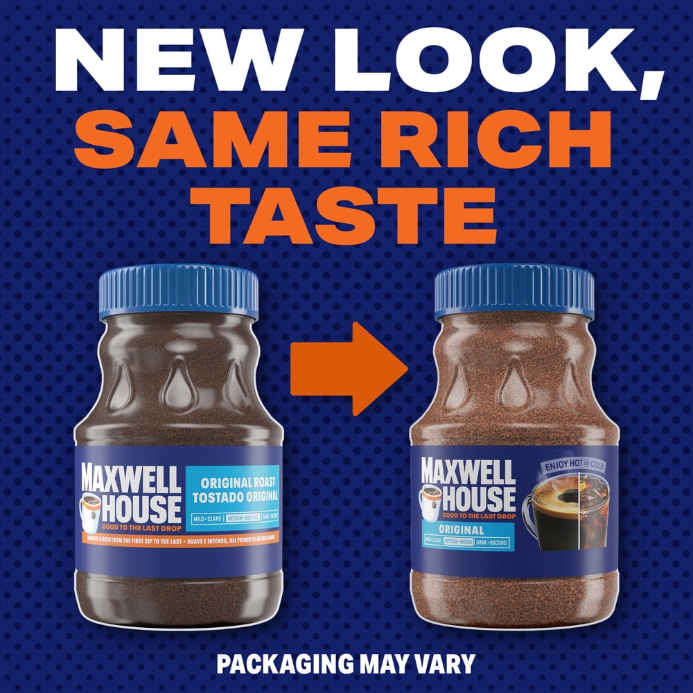 Maxwell House Original Roast Instant Coffee, 8 oz Jar - product image 2