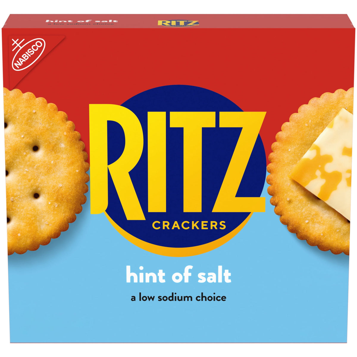 (3 Pack) RITZ Hint of Salt Crackers, 13.7 oz Each