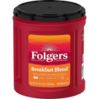 Folgers Breakfast Blend Ground Coffee, Smooth & Mild, 33.7 oz Canister - image 3