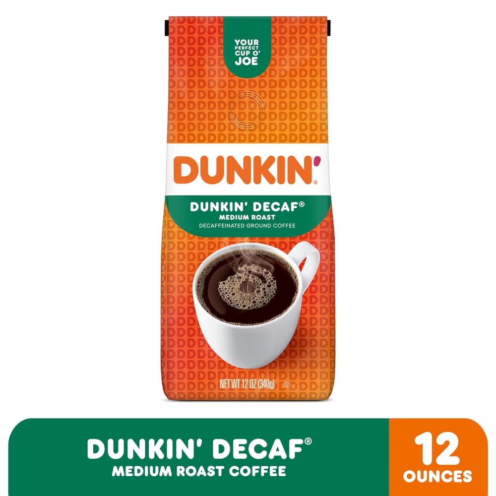 Dunkin' Decaf Medium Roast Ground Coffee, 12 oz - product image 2