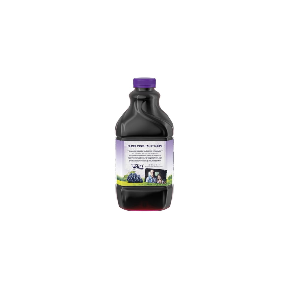 (8 Pack) Welch's 100% Grape Juice, Concord Grape, 64 fl oz Each - image 2