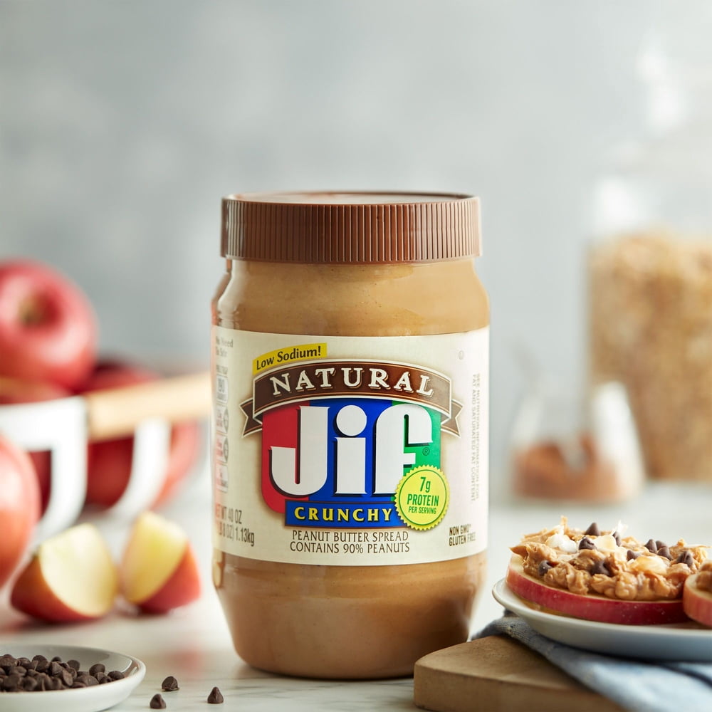 Jif Natural Crunchy Peanut Butter Spread, 40 oz - product image 3