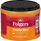 Folgers Breakfast Blend Ground Coffee, Mild Roast, 22.6 oz Canister - image 3